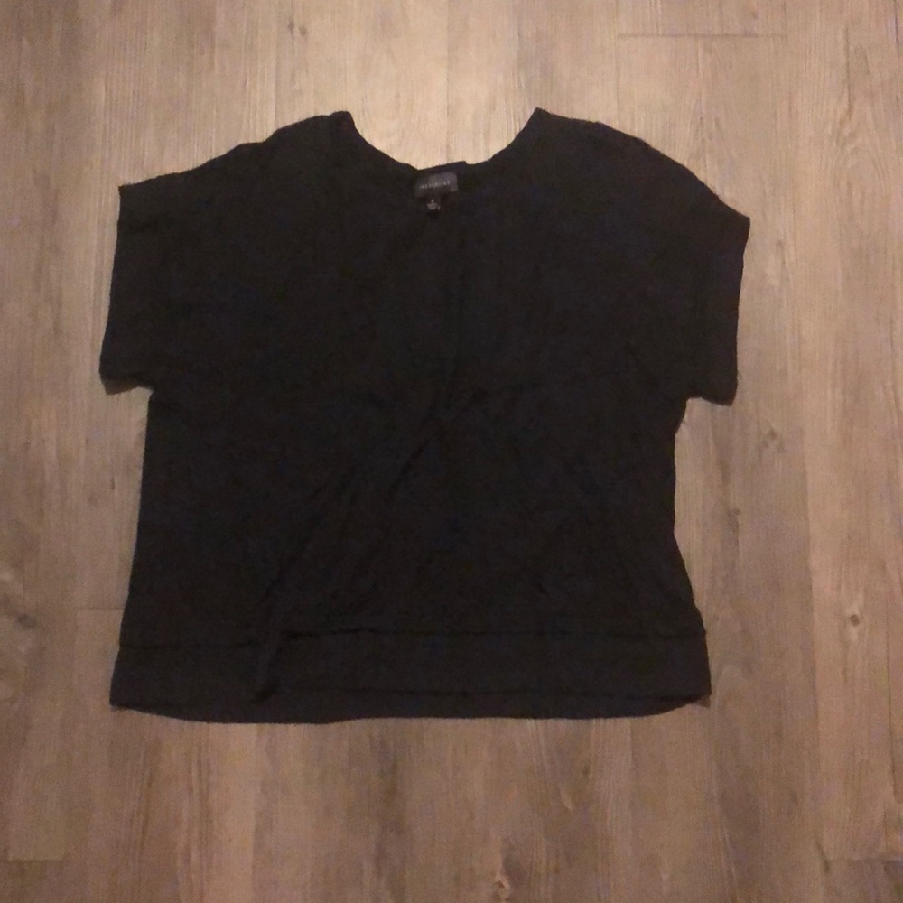 Limited small crop top. Black